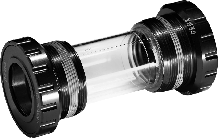 Pista Central CEMA Rosca BSA for Shimano W: 68/73 - 1,37" x 24mm ceramico SG3 black