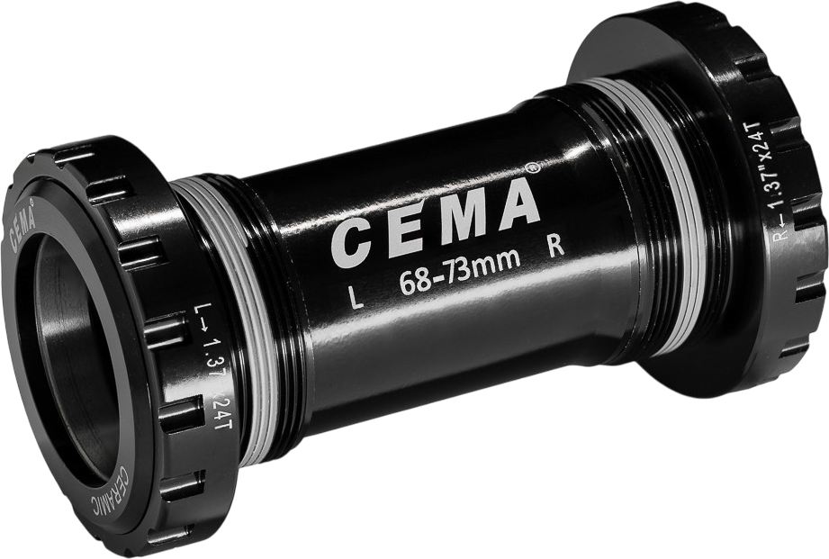 Pista Central CEMA Rosca BSA for SRAM DUB W: 68/73 - 1,37" x 24T mm ceramico black