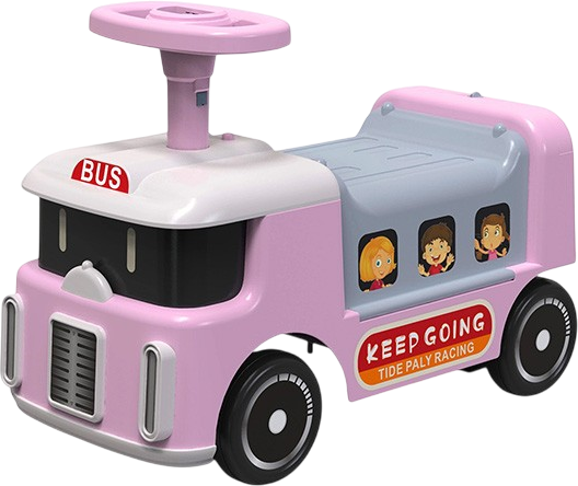Correpasillo ZERO c/pista de carritos pink/white/grey