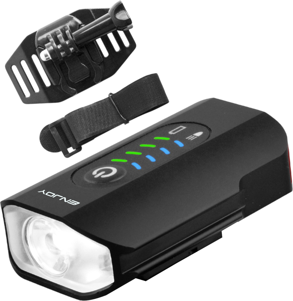 Luz ENJOY EAST delantera LW-F500 600lm c/adaptador p/casco