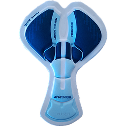 [BP-UNI0032] Badana p/pantaloneta dama-niño celeste/white 