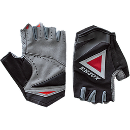 [BP-UNI210] Guantes ENJOY ciclismo d/corto AI-02-423 Black/Red L