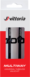 [BP-VAL008] Valvula VITTORIA Multiway tubeless black 60mm 2 pcs 1AA00092
