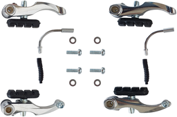 [BP-VBR002] V-brake LOGAN alum BMX Mini silver plsh