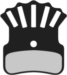 [BP-ZAF0361] Zapata EAGLE disc p/Shimano SAINT ventilacion