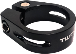 [BP-ABR033] Abrazadera TWITTER c/tornillo 31.8mm black X10