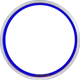 [BP-ARO1943] Aro EAGLE-F BMX 20 alum d/pared 36HX14G blue