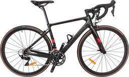[BP-BIC476] Bicicleta TWITTER Ruta STEALTHpro 48cm carbon horquilla SRAM RIVAL-22v black/red 