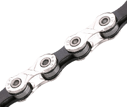 [BP-CAD012] Cadenilla KMC 1/2x11/128 116 links X10 silver/black 10v