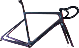 [BP-CUA1007] Cuadro TWITTER Ruta STEALTHpro 540mm carbon p/horquillas c/trinche-pilar-timón-pistas trinche/centro-abrazadera-cobertores Holografic-bLACK 