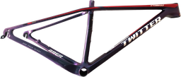 [BP-CUA1060] Cuadro TWITTER 29 STORM2.0 15 carbon normal c/pista de trinche red holographic 