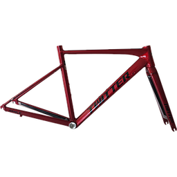 [BP-CUA1128] Cuadro TWITTER Ruta SMILE 460mm alum c-brake c/trinche-carbon dropaut-bas red/black 
