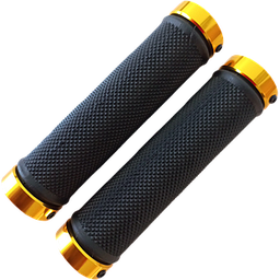 [BP-GRI129] Grips VELO c/seguro black/yellow  VLG-775 AD2