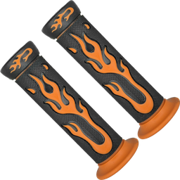 [BP-GRI143] Grips V-GRIPS Llamas c/flang  black/orange  CWG20588B
