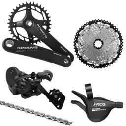 [BP-GRP003] Grupo S-RIDE M320C 1x12v 11/50 36T square 170mm c/tension silver/red (SL-M320,RD-M320C,CS-M320,FC-M320,KMC-X12)