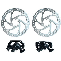 [BP-MOR034] Mordazas LOGAN DX-2005 F/R c/discos 160mm black set