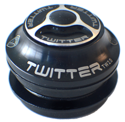 [BP-PIS153] Pistas TWITTER de trinche semintegrada 1 1/8 black