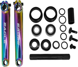 [BP-BRA012] Brazo EAGLE-F americano BMX 175mm set  9pcs c/eje-balinera tornasol