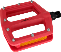 [BP-PED042] Pedal GRAVITY MTB nylon 9/16" rojo par