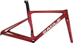 [BP-CUA243] Cuadro EAGLE Ruta JB08 500mm carbon buje f/disco c/trinche-pilar-pista-espaciador red 