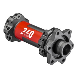 [BP-MAZ221] Manzana DT SWISS MTB 240 110x15mm 28h-recto 6bolt delantera black