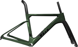 [BP-CUA348] Cuadro TWITTER Ruta R15pro 470mm carbon DISC BB-rosca c/trinche-pilar-pista de trinche-espaciador dark green 