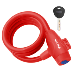 [BP-SEG003] Seguro Bicicleta EAGLE-L c/llave 12X1000mm red