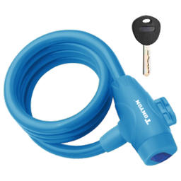 [BP-SEG001] Seguro Bicicleta EAGLE-L c/llave 12X1000mm blue