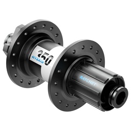 [BP-MAZ250] Manzana DT SWISS MTB 350 HIBRID 148x12mm 32h-tipo J 6bolt disc Ratchet System 24 posterior blcak