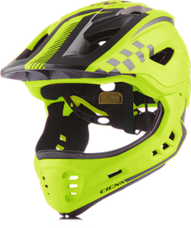 [BP-CAS188] Casco CIGNA TT-32 BMX w/visor integrated S (48-53cm) Neon Yellow