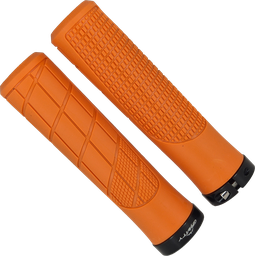 [BC-GRI203] ﻿Grip GRAVITY 135mm TPR GRP-334 orange c/seguro﻿