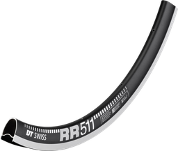 [BC-ARO267] Aro DT SWISS 700 RR511 alum 32mm 24H p/tubeles black