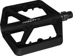 [BC-PED047] Pedal GRAVITY MTB nylon 9/16" rodamiento c/tornillo-herramienta negro par