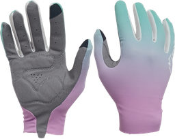 [BC-UNI376] Guantes GRAVITY ciclismo d/largo EG-706 turquoise/rose XS