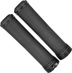 [BC-GRI206] Grips GRAVITY c/seguro 130mm black/black par