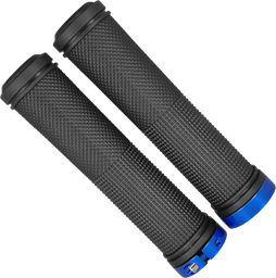 [BC-GRI207] Grips GRAVITY c/seguro 130mm black/blue par