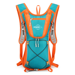 [BC-BOL025] Mochila POWERFUL hidratacion green/orange  RB-2430