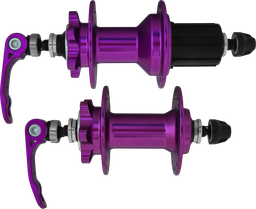 [BC-MAZ0002] Manzana F1RST UP alloy 32H M9x100/M10x135 purple