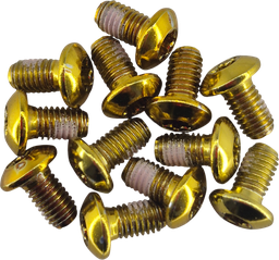 [BC-TOR035] Tornillos GRAVITY para disco de freno 12pcs gold set