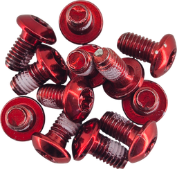 [BC-TOR036] Tornillos GRAVITY para disco de freno 12pcs red set