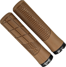 [BC-GRI199] Grip GRAVITY 135mm TPR GRP-334 brown c/seguro black
