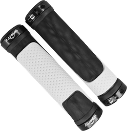 [BC-GRI225] Grip GRAVITY 130mm TPR white/black c/seguro doble black