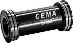 [BC-PIS107] Pista Central CEMA Pressfit BB86-BB92 for FSA/Rotor W: 86,5/92 x ID: 41 mm ceramico black