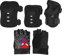 [BC-KIT079] Kit GRAVITY protecciones c/guante c/protector de mano niño black