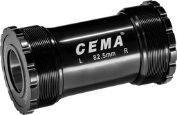 [BC-PIS168] Pista Central CEMA Rosca T45 for Shimano W: 82,5 - M45x1,0 acero inox black