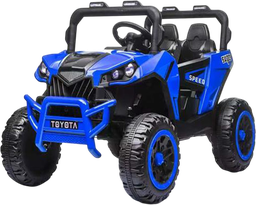 [BP-CARB004] Carro ZERO luces//c/bateria//BT//recargable 6V7AH blue/black