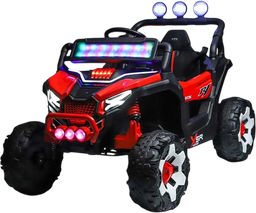 [BP-CARB005] Carro ZERO luces//c/bateria//recargable 6V4.5AH red/black
