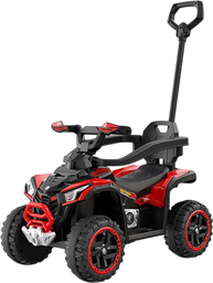 [BP-CARB007] Carro ZERO luces//c/bateria//recargable//c/apoyo direccion 6V4.5AH red/black