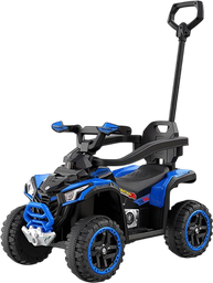 [BP-CARB006] Carro ZERO luces//c/bateria//recargable//c/apoyo direccion 6V4.5AH blue/black